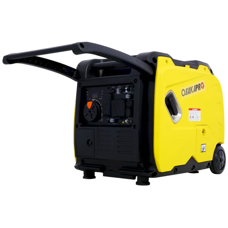 Super quiet Inverter Generator 4500w portable generator electric start, foldable handle with wheel,212cc 4 stroke EPA compliant  - Image 8