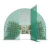 Walk-in Greenhouse, 55.5" x 56.1" x 78.7" Greenhouse for Outdoors with PE Cover, 2 Tiers 8 Shelves, Roll-Up Zipper Door, Walk in Green House, Portable Plant Garden Hot House for Backyard Outside  - Image 6