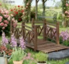 Garden Bridge,Wooden Garden Bridge Footbridge for Backyard Ponds, Creeks, Streams - Image 5