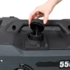 Super quiet Inverter Generator 5.5KW portable generator electric&remote start, foldable handle with wheels, 224cc 4 stroke EPA compliant, Gas&LPG Dual Fuel, With CO Sensor for more safety using  - Image 15