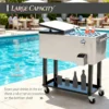 Outdoor Drink Cooler Cart,Mobile Cooling Bins,Ice Chest - Image 13