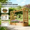 Wooden Planter Box,Trellis Planter,Raised Garden Bed - Image 7