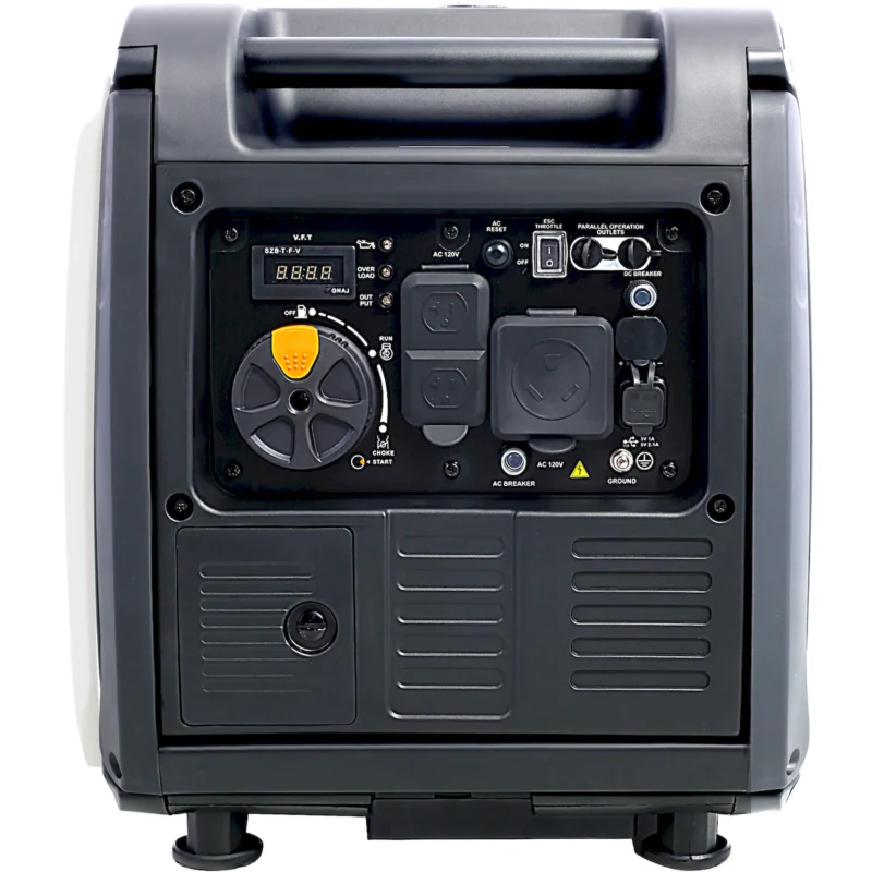 Super quiet Inverter Generator 4500w portable generator electric start, foldable handle with wheel,212cc 4 stroke EPA compliant - Image 5