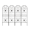 4 Pack Metal Garden Trellis 71" x 19.7" Rustproof Trellis for Climbing Plants Outdoor Flower Support Black - Image 5