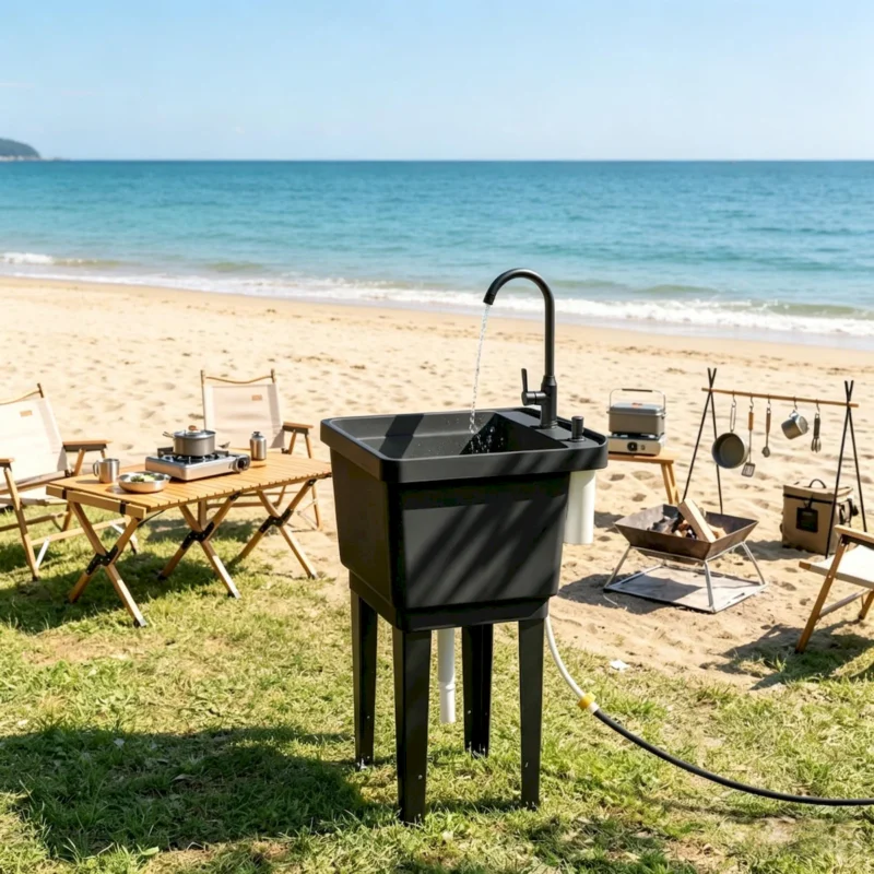 Integrated Hygienic Design Sink Station,Flexible Sink Station,Freestanding Sink Station,Portable Camping Sink - Image 4