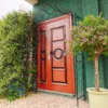 Metal Garden Arch L56.3'' x W16.93'' x H94.5'' Climbing Plants Support Rose Arch Outdoor Black - Image 2