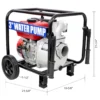 Gas Engine Powered Water Pump 3" inlet&outlet, Flow:264Gpm , 7HP Engine 212CC, EPA Certificated, 3in NPT Connector, 3in to 2in coupler 2in1, 50 ft Discharge Hose, 12 ft Suction Hose, Wheels and Handle  - Image 11