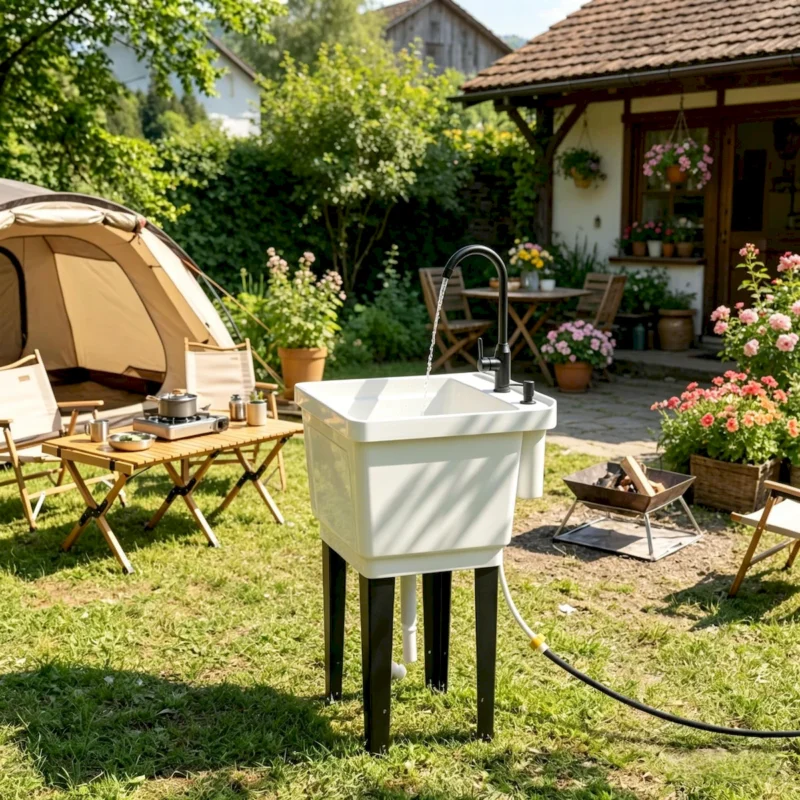 Flexible Sink Station,Integrated Hygienic Design Sink Station,Freestanding Sink Station,Portable Camping Sink - Image 2