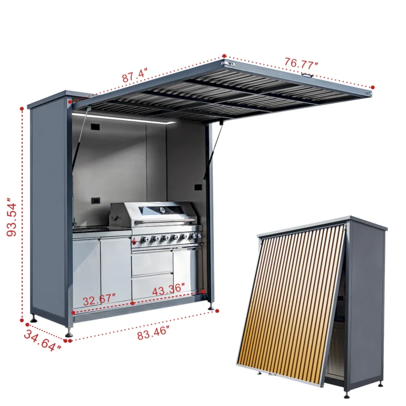 3FTx7FT BBQ House Outdoor kitchen  - Image 4