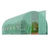 Walk-in Greenhouse, 55.5" x 56.1" x 78.7" Greenhouse for Outdoors with PE Cover, 2 Tiers 8 Shelves, Roll-Up Zipper Door, Walk in Green House, Portable Plant Garden Hot House for Backyard Outside 