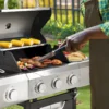 Propane Grill 3 Burner Barbecue Grill Stainless Steel Gas Grill with Side Burner and Cover for Outdoor BBQ, Camping - Image 11