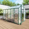 Newly marketed Gain height windproofaluminum greenhouse 6x10 FT Polycarbonate Greenhouse Raised Base and Anchor Aluminum Heavy Duty Walk-in Greenhouses for Outdoor Backyard in All Season - Image 5