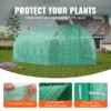 Walk-in Greenhouse, 55.5" x 56.1" x 78.7" Greenhouse for Outdoors with PE Cover, 2 Tiers 8 Shelves, Roll-Up Zipper Door, Walk in Green House, Portable Plant Garden Hot House for Backyard Outside  - Image 3
