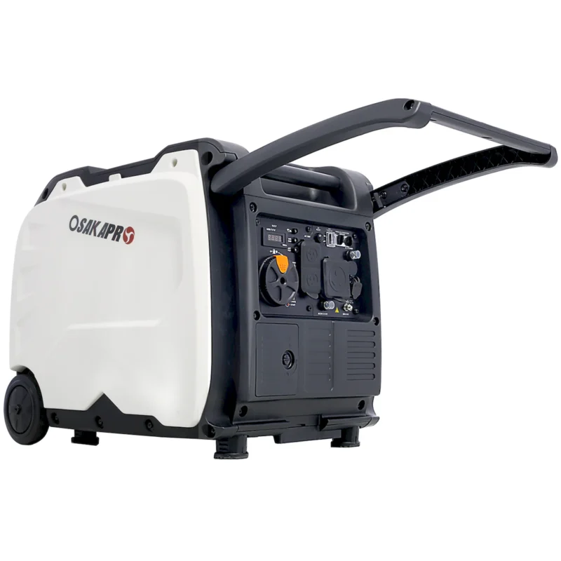 Super quiet Inverter Generator 4500w portable generator electric start, foldable handle with wheel,212cc 4 stroke EPA compliant - Image 3