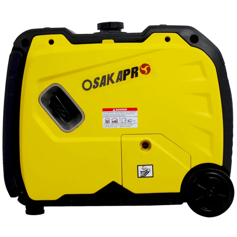 Super quiet Inverter Generator 4500w portable generator electric start, foldable handle with wheel,212cc 4 stroke EPA compliant  - Image 4