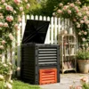 Fertile Soil Aerating Box,Outdoor Large Capacity Composter,Garden Compost Bin - Image 2