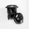 Outdoor double-layer grill, charcoal wood fired braising and smoking stove  - Image 4
