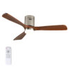 52 Inch Ceiling Fan with Light, 3 Light Walnut Solid Wood Blades,Remote Control,6-speed Reversible DC Motor for Bed Room,Dining Room,Living Room. - Image 9