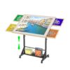 Wooden 1500 Piece Puzzle Table with Drawer, 35"*27.17" Adjustable Puzzle Table, 360° Tilting Puzzle Table with Legs and Wheels, Adjustable Height and Angle, with Protective Cover - Image 16