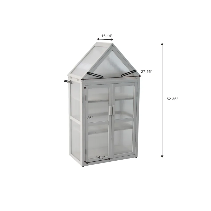 Mini Greenhouse Kit - Outdoor Plant Stand, Small Green House, Plant Stand Indoor, Green Houses for Outside, Indoor Garden & Patio Accessories Indoor Greenhouse, Tiered Plant Stand - Image 13