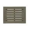 3-Piece Balcony Bar Set with Bottom Shelf Table and 2 Stools, Grey Finish - Image 10