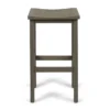 3-Piece Balcony Bar Set with Bottom Shelf Table and 2 Stools, Grey Finish - Image 14