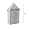Mini Greenhouse Kit - Outdoor Plant Stand, Small Green House, Plant Stand Indoor, Green Houses for Outside, Indoor Garden & Patio Accessories Indoor Greenhouse, Tiered Plant Stand - Image 7