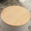 Round Storage Ottoman, 2 in 1 Function, Work as End table and Ottoman - Image 14
