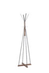 Reclaimed Wood and Metal Freestanding Coat Rack with Hooks use in bedroom, living room - Image 3