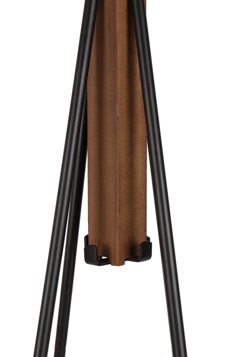 Reclaimed Wood and Metal Freestanding Coat Rack with Hooks use in bedroom, living room - Image 7