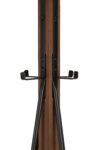 Reclaimed Wood and Metal Freestanding Coat Rack with Hooks use in bedroom, living room - Image 4