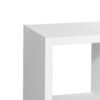 Smart Cube 8-Cube Organizer Storage with Opened Back Shelves,2 X 4 Cube Bookcase Book Shleves for Home, Office ,Walnut Color - Image 9