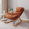 Leisure sofa single rocking chair, light luxury sofa chair, balcony leisure area single chair, comfortable and breathable characteristic chair, detachable and washable seat cushion - Image 3