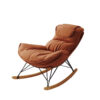 Leisure sofa single rocking chair, light luxury sofa chair, balcony leisure area single chair, comfortable and breathable characteristic chair, detachable and washable seat cushion - Image 8