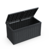 230 Gallon Large Outdoor Storage XXL Deck Box for Patio Furniture, Outdoor Cushions, Garden Tools and Sports/Pools Equipment, Waterproof Resin, Lockable, Black - Image 11
