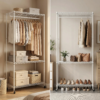 Rolling Clothes Rack, Garment Rack, Heavy Duty Garment Rack, Freestanding Clothes Rack, Closet Organizer and Storage - Image 10