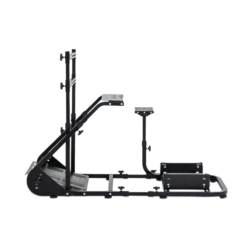 Enhanced and stable racing wheel cockpit, compatible with Fanatec, PXN, Thrustmaster, and Logitech adjustable driving simulators, excluding handbrake, pedals, and monitor - Image 6