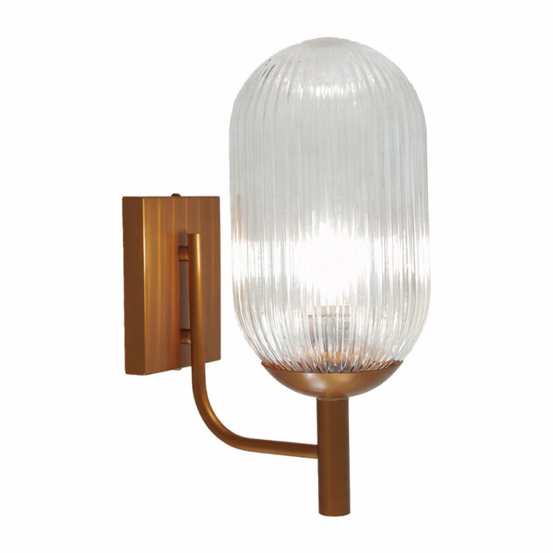 Dewdrop Wall Lamp - Bronze and Clear - Image 5