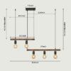 Macgregor 5 - Light Kitchen Island Pendant Light[No Bulb] - Image 8