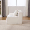 73" Modern Modular Sectional Sofa Loveseat, 2 Seater Tufted Comfy Cloud Tufted Floor Convertible Couch with 2 Pillows, Boneless Conversion Sofa for Living Room,Office, Apartment,Guestroom - Image 14