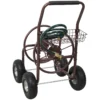 Expressions Metal Hose Reel Cart with Wheels - Heavy Duty Hose Caddie - 250 Ft Hose Capacity - Image 2