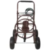 Expressions Metal Hose Reel Cart with Wheels - Heavy Duty Hose Caddie - 250 Ft Hose Capacity - Image 14