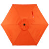10FT Patio Umbrella, Outdoor Market Yard Umbrella, Sun Shade Umbrella with Push Button Tilt and Crank Mechanism for Garden, Deck, Pool and Backyard, Not Include Umbrella Base - Image 6