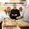 27" H Tall 1500 Piece Puzzle Table with Legs, 5 Drawers, 34" W x 26" D Large Wood Folding Jigsaw Puzzle Board for Adults, Nature - Image 7
