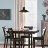 Farmhouse Vintage Pendant Light Black Fixture Pendant Lights with Spring Frame Adjustable Metal Hanging Lamp for Kitchen Island Dining Room Bedroom Living Room Barn Entryy, E26 - Image 4