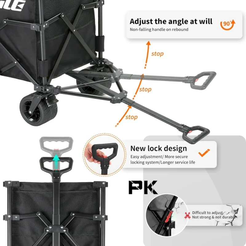 Black Taller Campers with Removable Inner Pocket SKU:GCC130BBHQ - Image 8