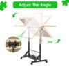 Wooden 1500 Piece Puzzle Table with Drawer, 35"*27.17" Adjustable Puzzle Table, 360° Tilting Puzzle Table with Legs and Wheels, Adjustable Height and Angle, with Protective Cover - Image 8