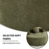 Round Sofa Bed with Memory Foam Sectional Couches for Living Room, Cloud Couch with three pillows - Image 13