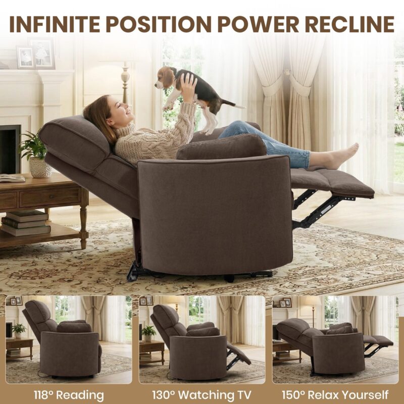 Oversized Power Recliner Chair for Big and Tall with USB in Living Room​ - Image 4