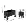 Collapsible Folding Wagon with Wheels, Wagons Carts Foldable with 225lbs Capacity, Lightweight Portable Utility Wagon Cart for Grocery Shopping Sports Camping and Garden - Image 5